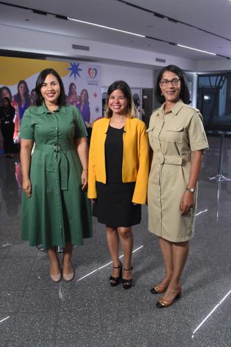 4-Miguelina Félix, Karla Izaguirre, Kendy Ramírez.